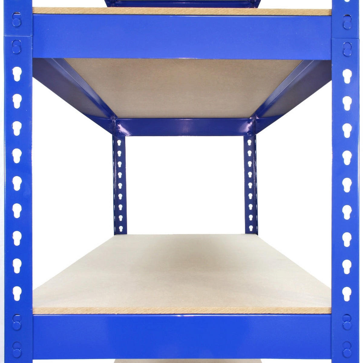 LAGERREGAL 2 x 180 x 90 x 50cm + 3x Lagerregale 180 x 120 x 50cm Blau - Blau, Metall (120/180/50cm)