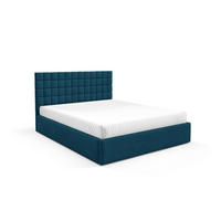 POLSTERBETT BEZA III - Dunkelblau - Dunkelblau, Holz/Textil (140/200cm) - AN-Moebel 4u