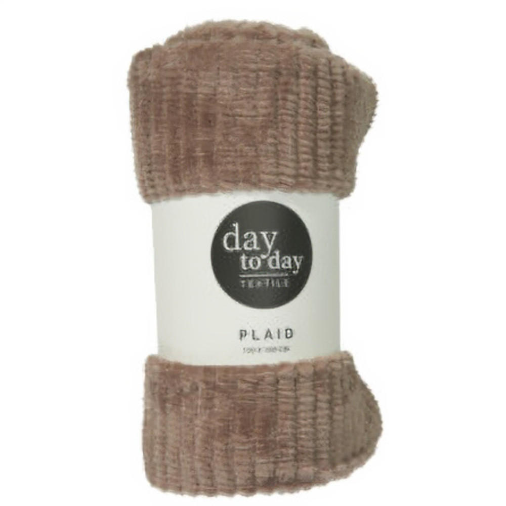 FLANELLDECKE 160/130 cm - Braun, Textil (160/130cm) - Home Styling Collection