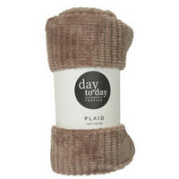 FLANELLDECKE 160/130 cm - Braun, Textil (160/130cm) - Home Styling Collection