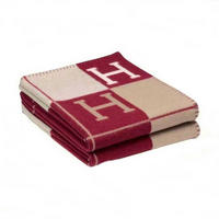 WOHNZIMMERDECKE - 130 x 180 cm - Weinrot - Weinrot, Textil (130/180cm)