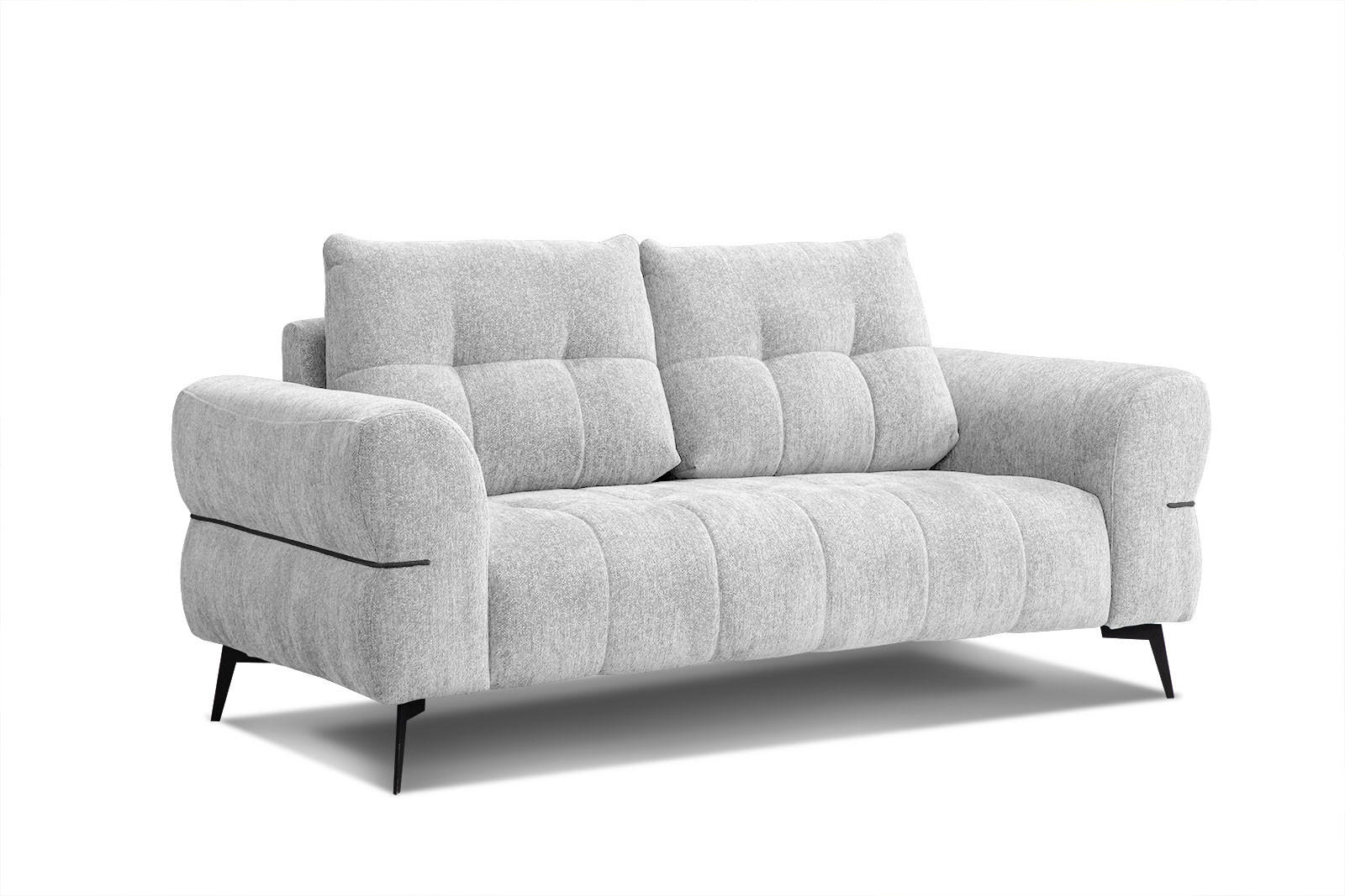 Thumbnail - Courtois Laville Sofa, Hellgrau, Textil, Rechteckig, 176x88x99 cm, Wohnzimmer, Sofas & Couches, Sofas, 2-Sitzer Sofas