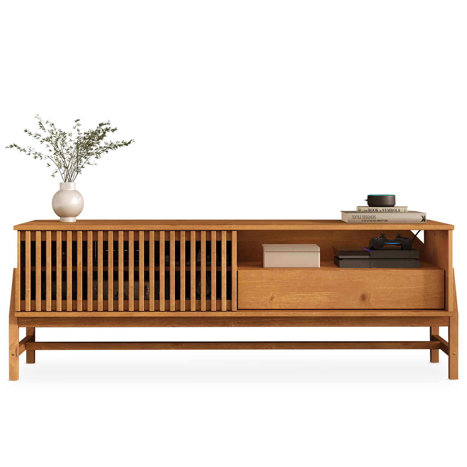 LOWBOARD ADAMO Eiche - Eichefarben, Holz (145/53/41cm) - IDIMEX