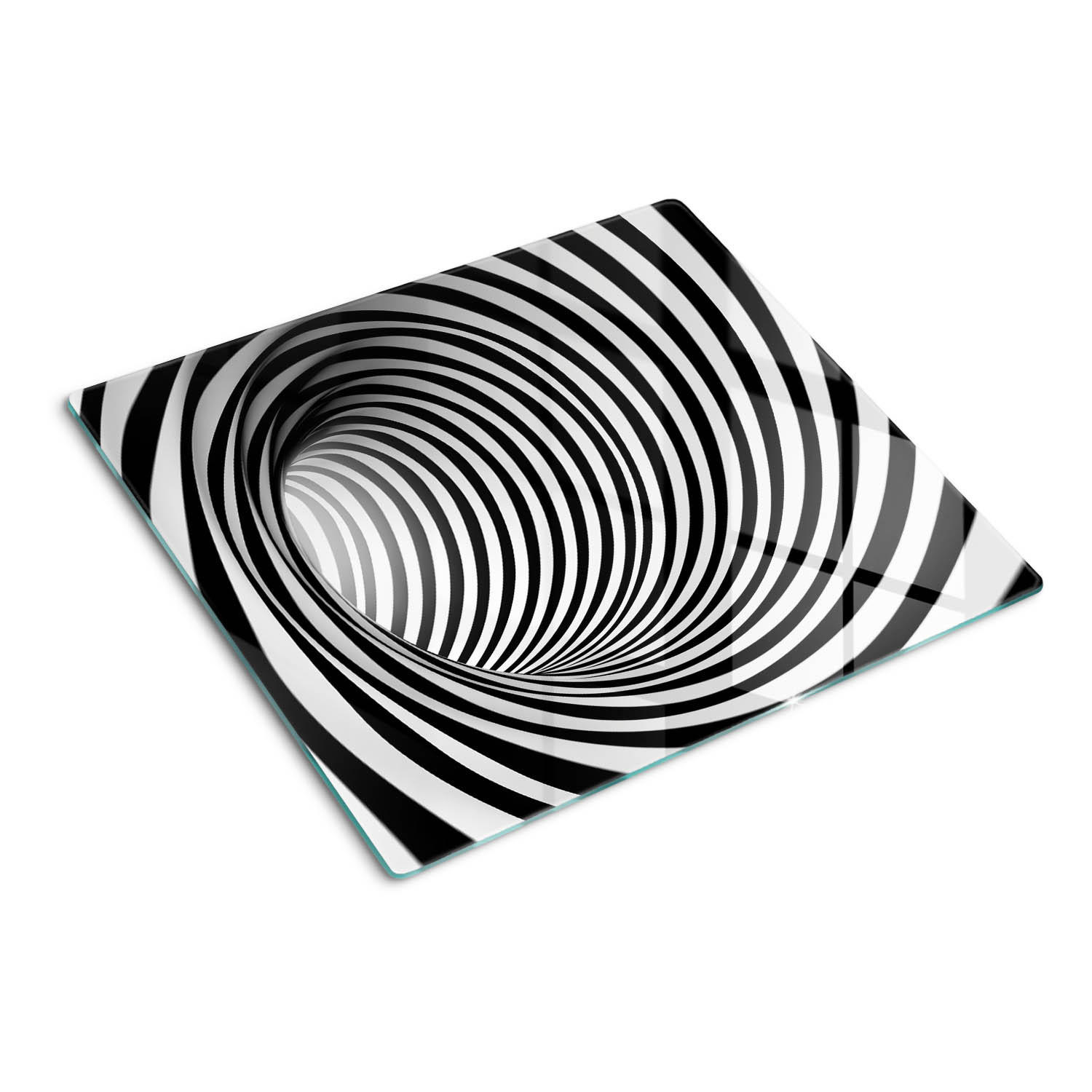 Tulup Glasplatte Mehrfarbig 60x0.4x52 cm