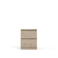 NACHTSCHRANK Hickory - Braun, Holzwerkstoff (41/50/50cm) - ebuy24