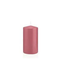 STUMPENKERZEN Erdbeerrosa Ø 58 x 80 mm, 16 Stück - Altrosa, Paraffin (6/8cm) - Wiedemann Kerzen