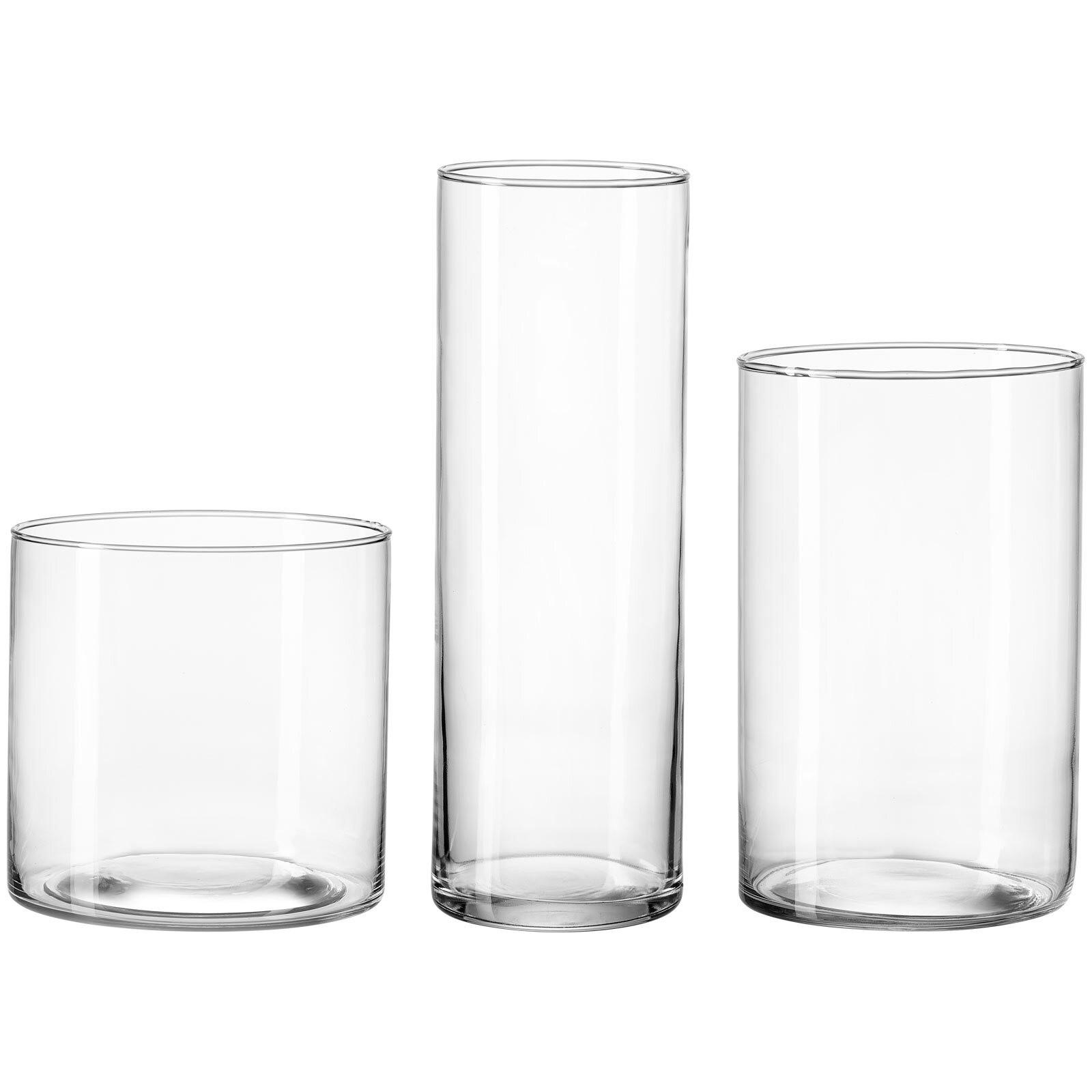 VASEN-SET Leonie transparent 3-tlg. - Transparent, Glas (30cm) - Ritzenhoff Breker