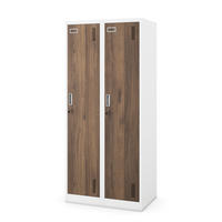 PERSONALSCHRANK KACPER 180x80x50 cm - Nussbaumfarben/Weiß, Metall (80/180/50cm) - Jan Nowak