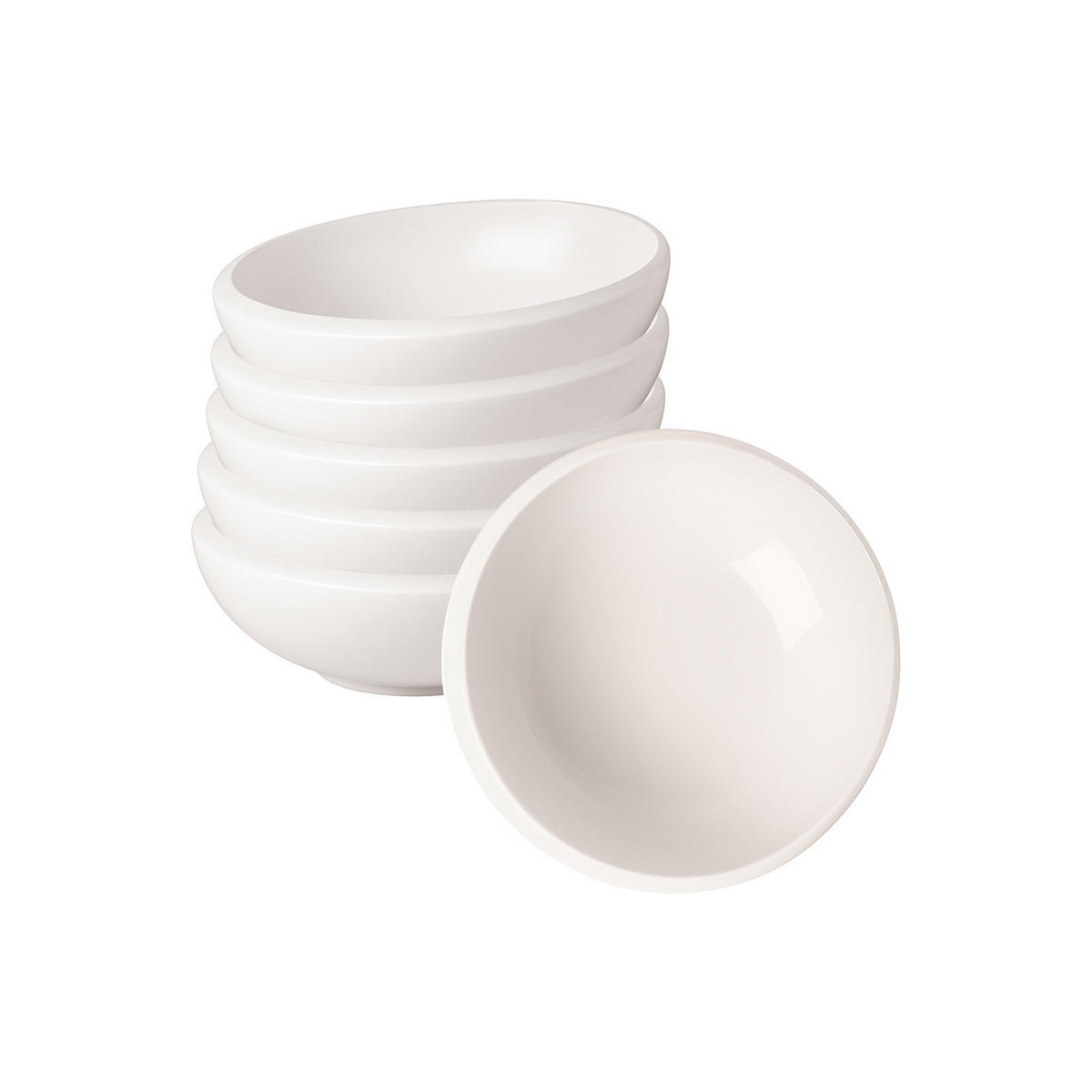 SCHÄLCHEN NewMoon weiß ø 13 cm 6er Set - Weiß, Keramik (13cm) - Villeroy & Boch