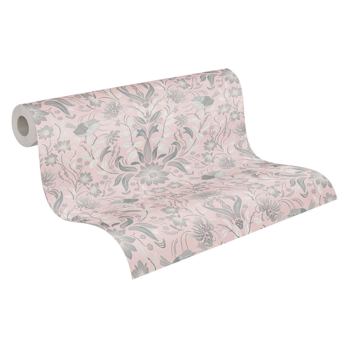 VLIESTAPETE Rosa 53/1005 cm - Pink, Kunststoff/Textil (53/1cm) - KUNSTLOFT