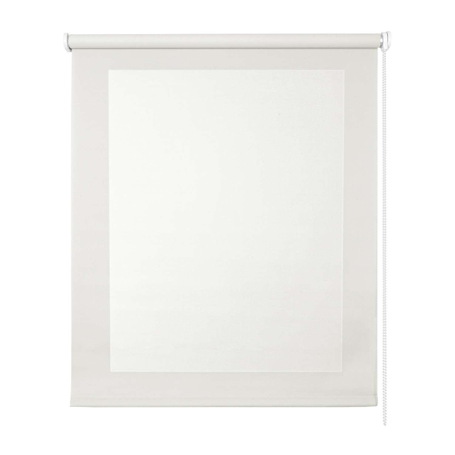 SCREEN-ROLLO| Weiß, 180 cm x 180 cm - Weiß, Kunststoff (180/180cm) - STORESDECO