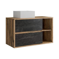 EINZELWASCHTISCH - 100 cm x 45.5 cm - Holz, Platte - Naturfarben Hell - TIKITIKI - Naturfarben, Holz (100/60/45.5cm) - Vente-Unique