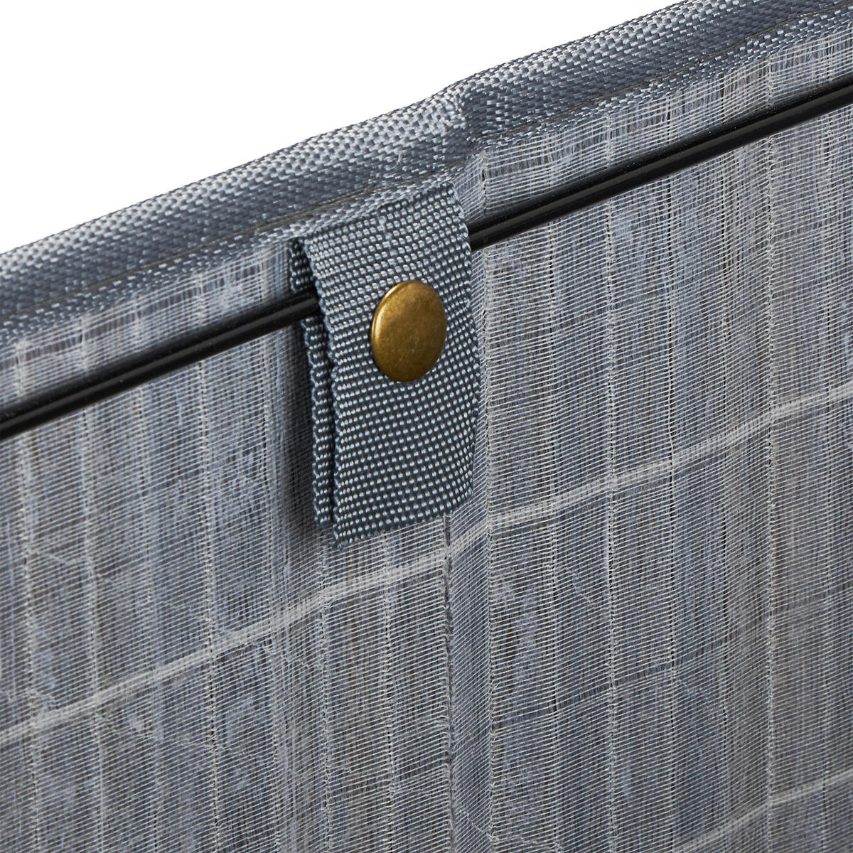 AUFBEWAHRUNGSKORB - Multicolor, Holz/Textil (31/20/31cm) - Relaxdays