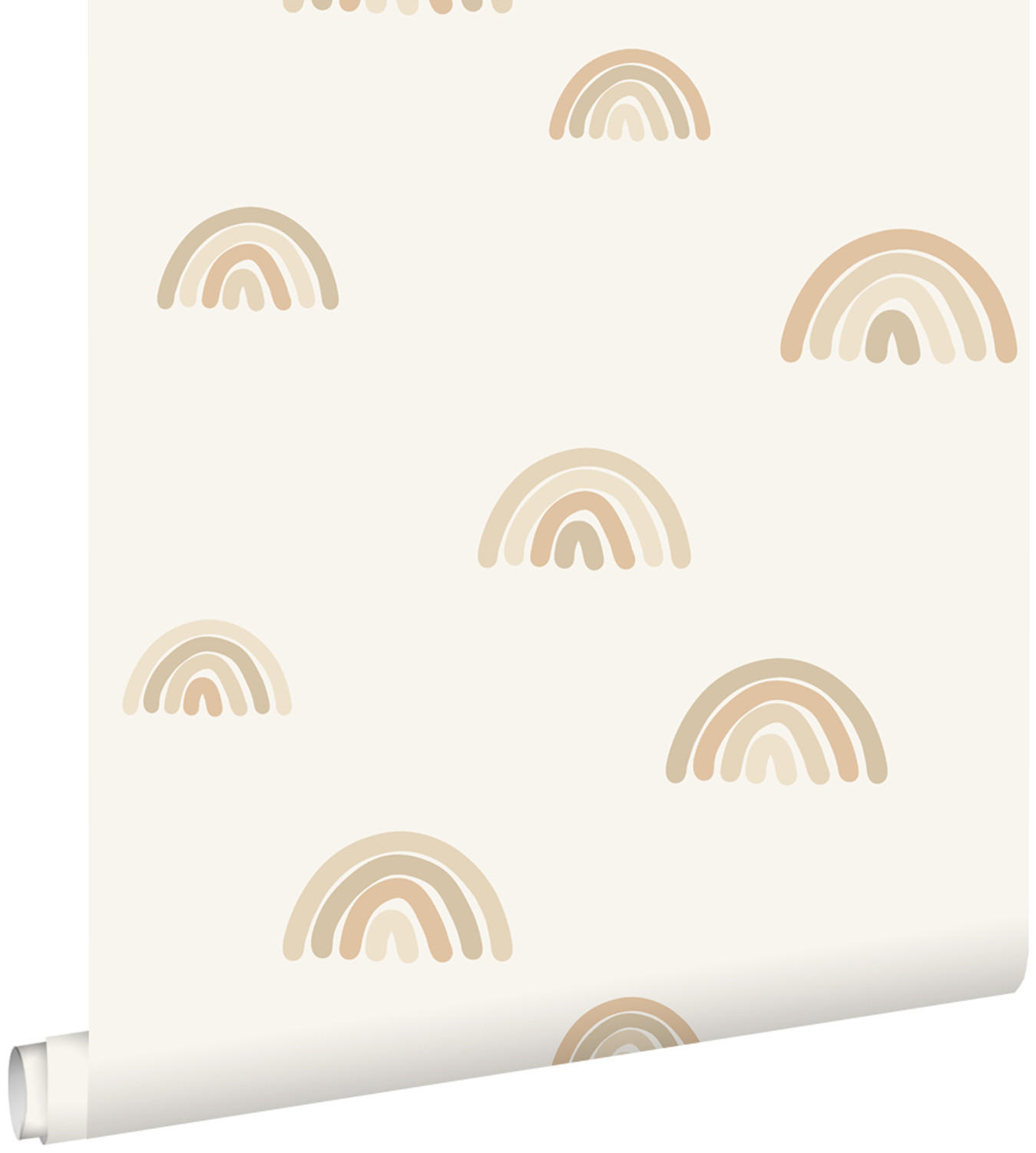 TAPETE Regenbogen 53 cm x 10.05 m - Beige, Papier (53/0.1cm) - ESTAhome