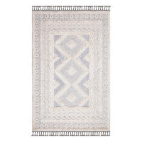 KURZFLOR-TEPPICH Valencia 730 Creme/ Graublau 160x230 cm - Creme, Textil (160/230cm) - carpet city