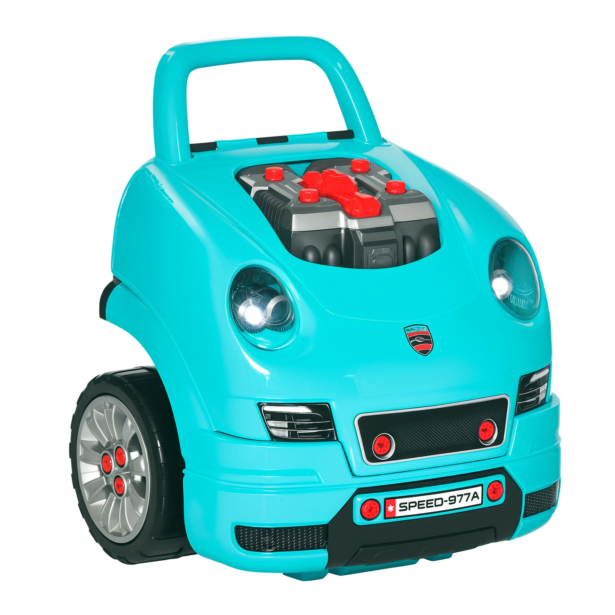SPIELZEUG-LKW DE-18725 2-in-1 Mechaniker-Set mit Licht & Sound Blau - Blau, Kunststoff (39/47/40cm) - ComfortXL