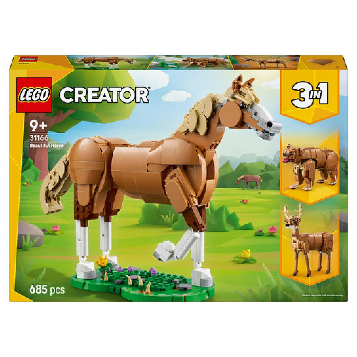 Lego Klemmbausteine Gelb 26.2x5.7x38.2 cm