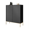 HIGHBOARD CORTADO GOLD K104 ZWEIFLUEGELIG SCHWARZ - Schwarz, Holzwerkstoff (104/125/39cm) - Lookway