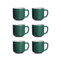 ESPRESSOTASSEN Jasper grün 100 ml 6er Set - Grün, Keramik (0.1L) - Ritzenhoff Breker