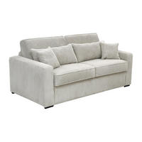 SCHLAFSOFA mit Matratze 3-Sitzer - Liegefläche 140 cm - Matratze 16 cm - Cord - beige - MONDOVI - Beige, Textil (194/90/208cm) - Vente-Unique