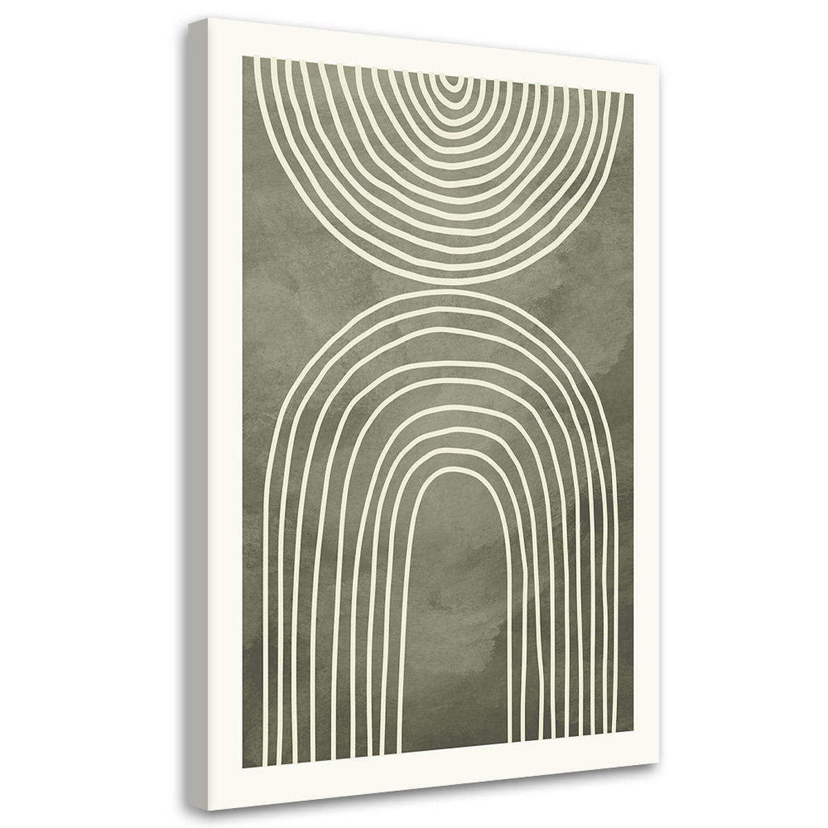 WANDBILD grüne bögen - Grün, Textil (40/60cm) - Feeby