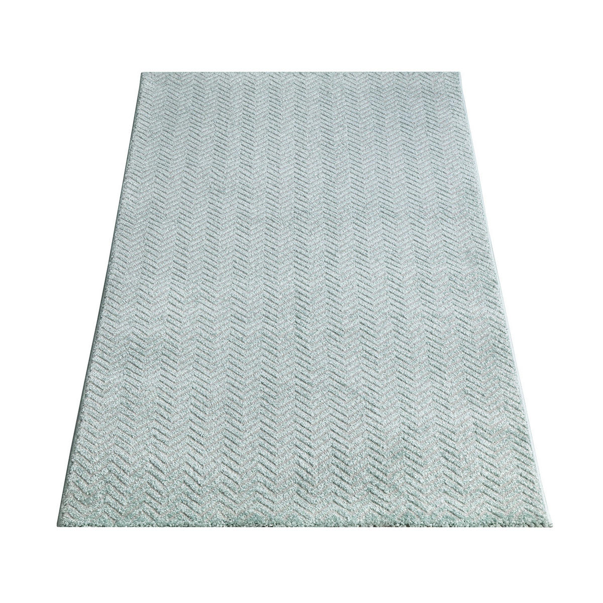 KURZFLOR-TEPPICH Fancy 805 Grün/ Türkis 80x150 cm - Türkis/Grün, Textil (80/150cm) - carpet city