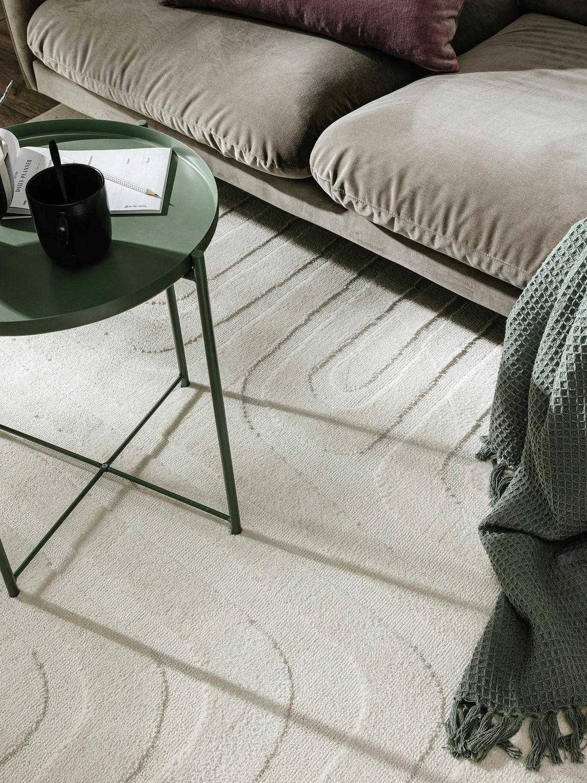 TEPPICH Paloma Cream 80x150 cm - Creme, Textil (80/150cm) - benuta Pop
