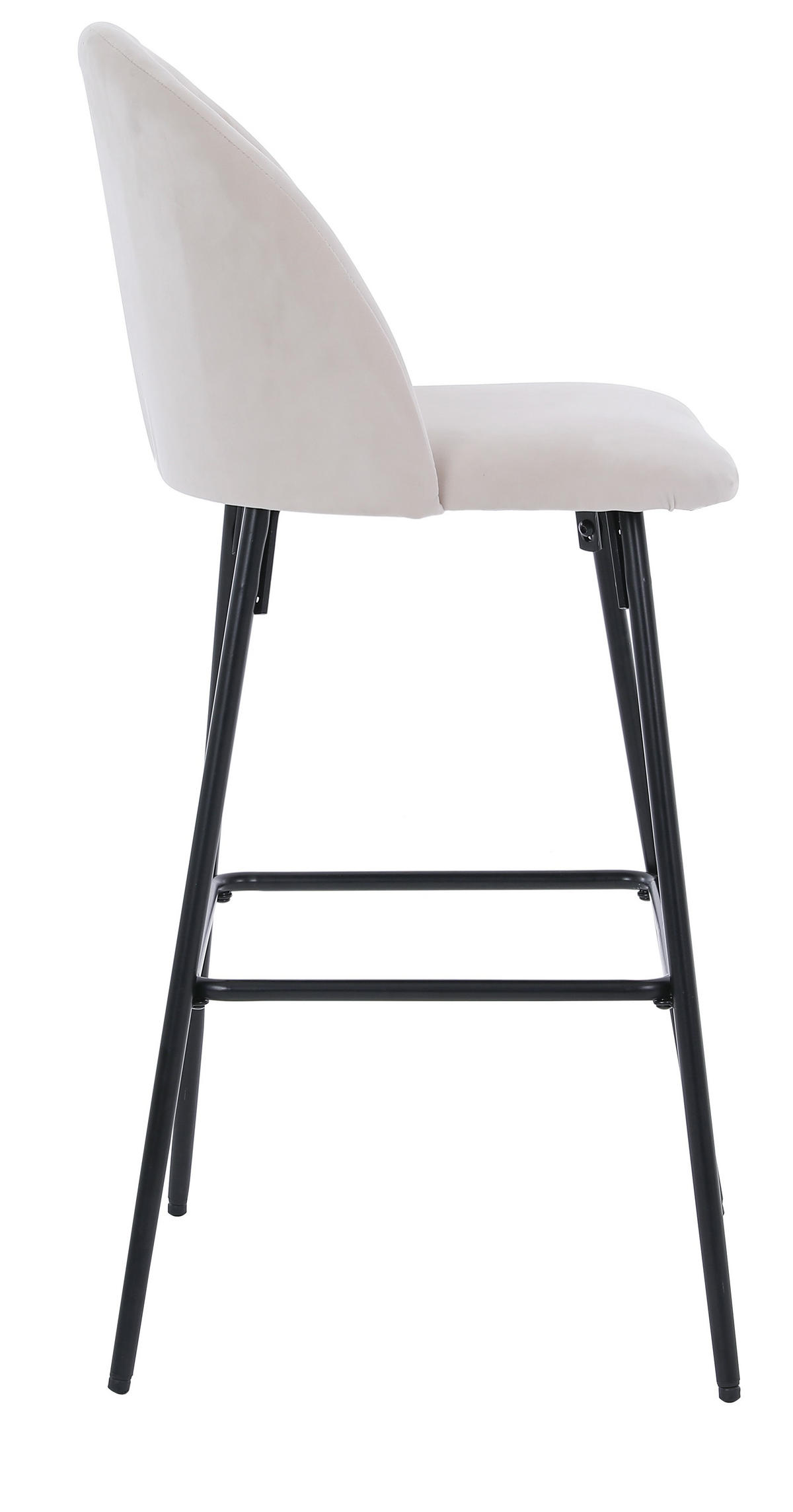 BARHOCKER 2er-Set Metall Beige - Beige, Metall (45/99/51cm) - Nordlys