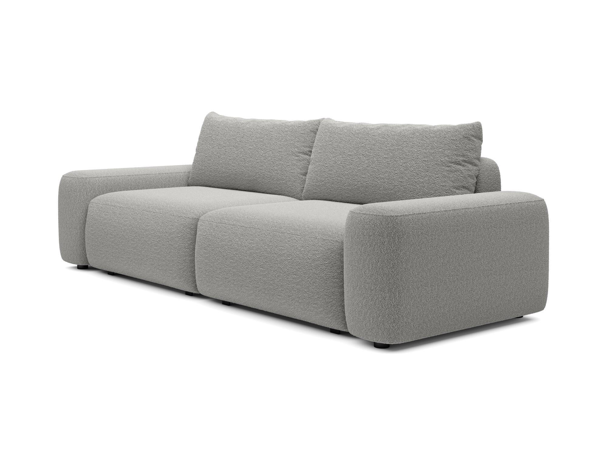 SOFA LOOP Grau 257x105x87 cm - Grau, Textil (257/87/105cm) - FURNLUX
