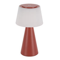 LED TISCHLEUCHTE Nathaniel - Rot, Kunststoff (13/13/26cm) - Nettlife