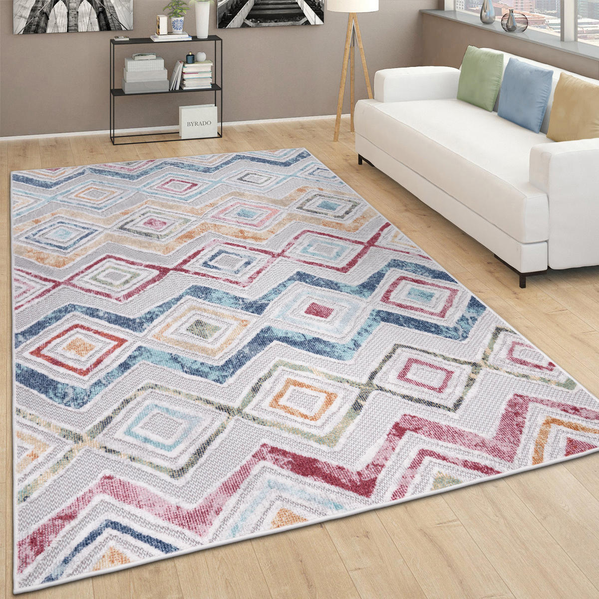 OUTDOORTEPPICH 160/220 cm Fusion 761 - Multicolor, Textil (160/220cm) - Paco Home