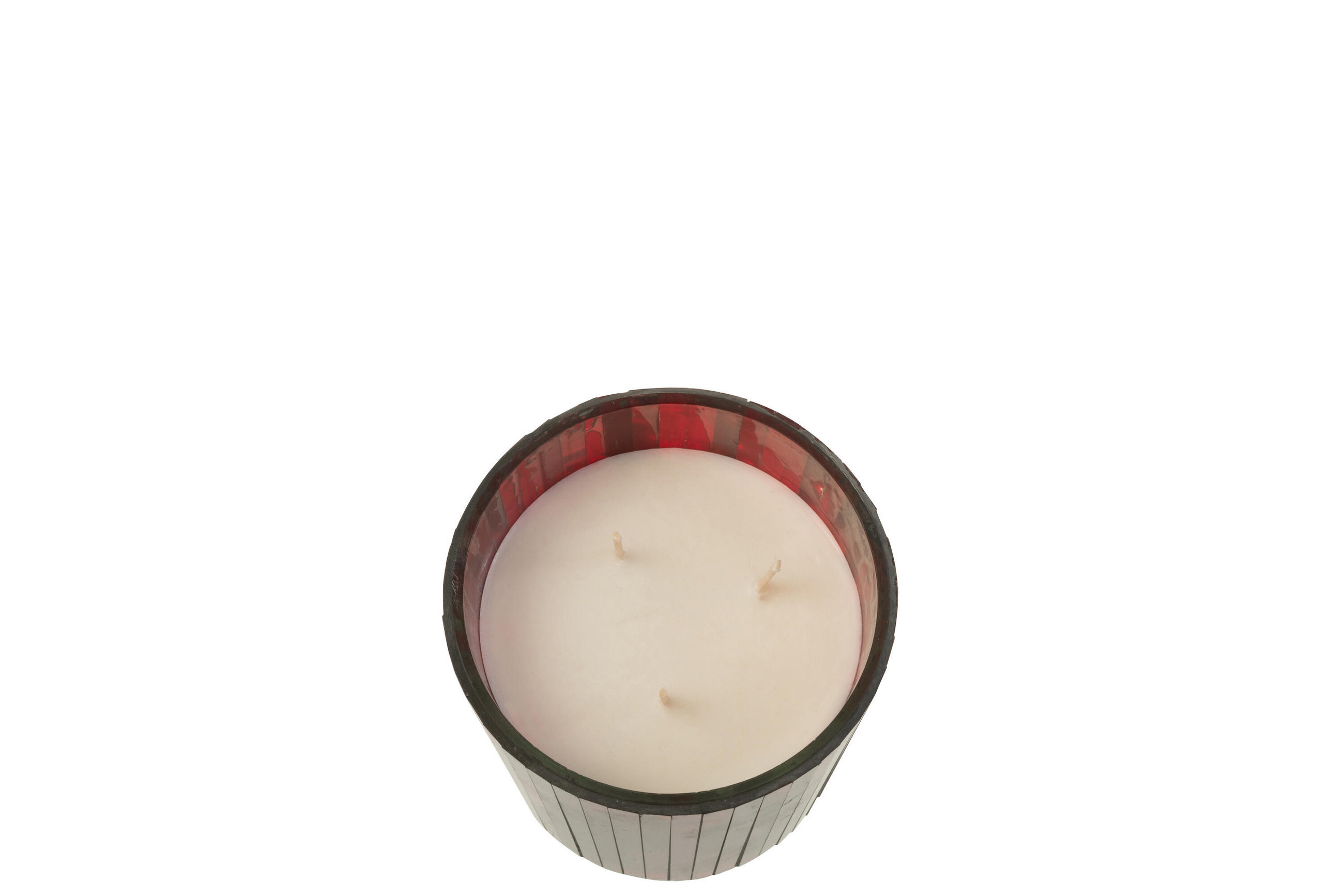 DUFTKERZE NOA - Rot - S - 35 Std. - Rot, Paraffin (12/11.5cm) - J-Line