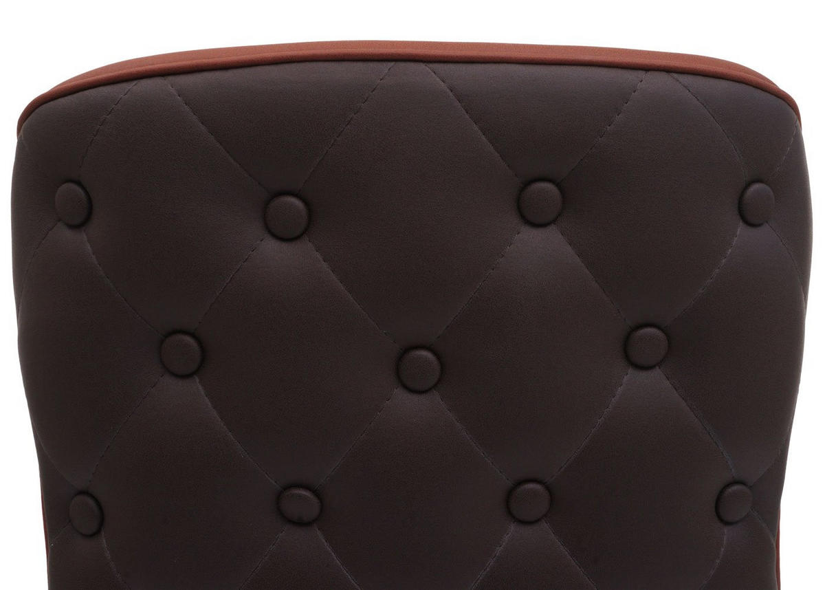 JEDILNIŠKA STOL Rdečerjava, rjava, komplet 2 kosov - rjava/terra cotta, tekstil (53/86/53cm) - MCW