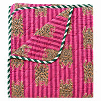 WOHNDECKE Baumwolle 140x220 cm Quilt-Optik – Gesteppt, Weich & Modern - Multicolor, Naturmaterialien (140/220cm) - AU Maison