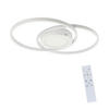 LED-DECKENLEUCHTE Einäugig 47.4/33.2/4 cm - Weiß, Metall (47.4/33.2/4cm) - ZMH