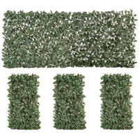 KUNSTHECKE 4er-Set DE-13891 ausziehbar 200x100 cm Grün - Grün, Kunststoff (100/200cm) - ComfortXL