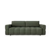 SCHLAFSOFA GERADE Rastergewebe Olivgrün 247cm - Olivgrün, Textil (247/90/102cm) - Sia Home