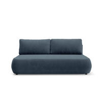 SCHLAFSOFA mit Bettkasten Dunkelblau - Schwarz/Dunkelblau, Holz/Holzwerkstoff (210/82/106cm) - Furnisell