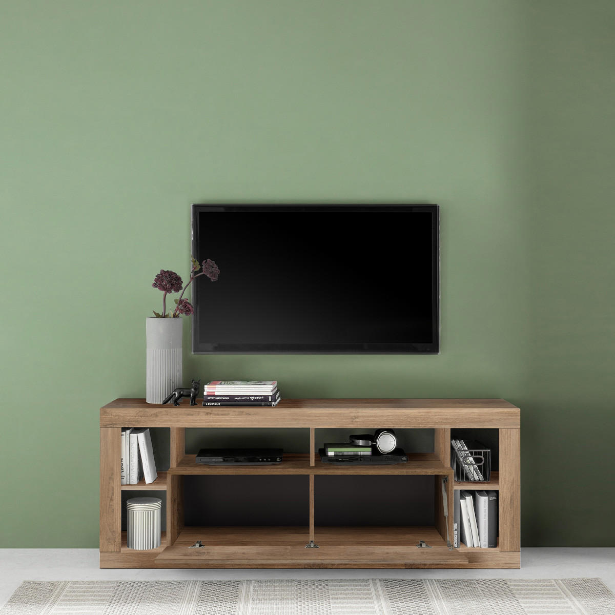 TV-MÖBEL 1 Tür L172 cm - Rimini - Eiche Artisan, Holzwerkstoff (40/66/172cm) - Calicosy