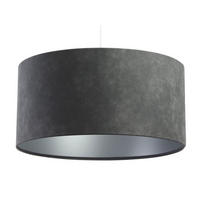 HÄNGELEUCHTE Grau 50/25 cm - Silberfarben/Grau, Kunststoff (50/0.8/25cm) - ONZENO