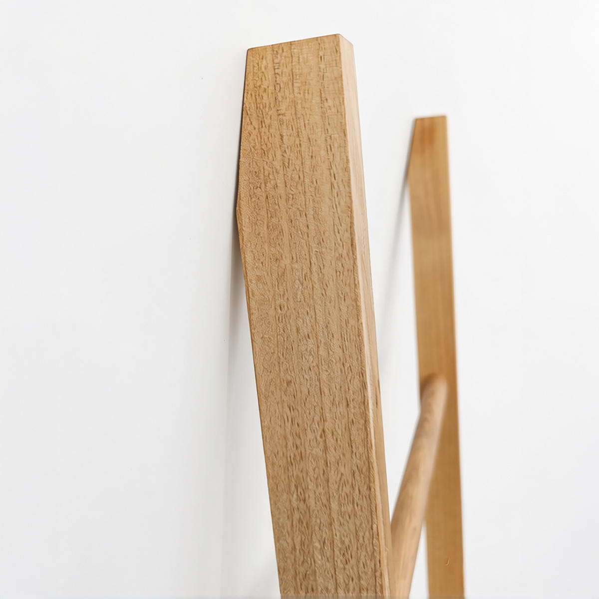 LESTEV naravna iz orehovega lesa 170/43/4 cm - svetlo rjava, les (43/170/4cm) - Relaxdays