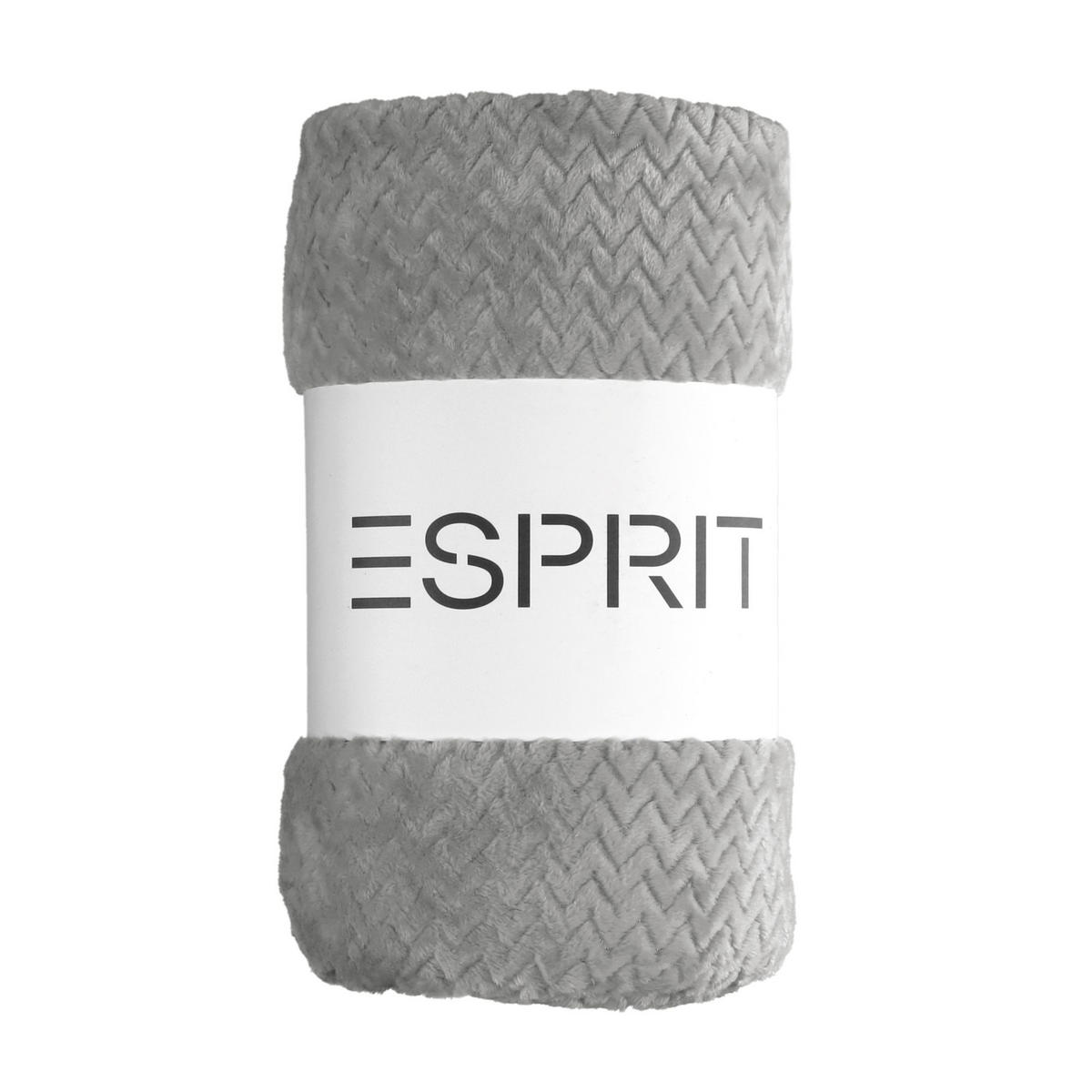 WOHNDECKE MIT DEKOKISSENHÜLLE COMFY-2 - Grau, Textil (140/190cm) - Esprit