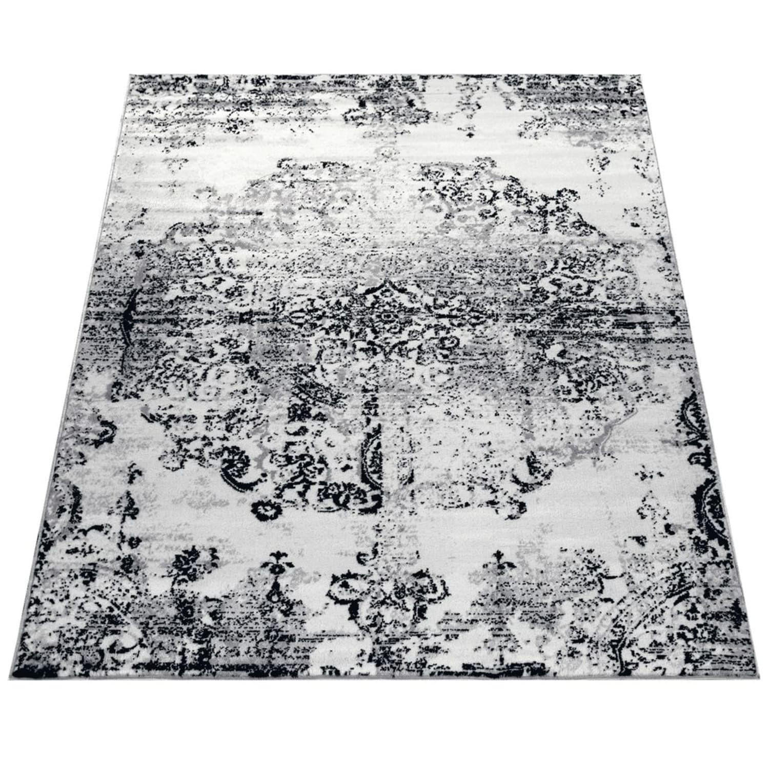 KURZFLORTEPPICH 60/100 cm Tara 210 - Grau, Kunststoff (60/100cm) - Paco Home