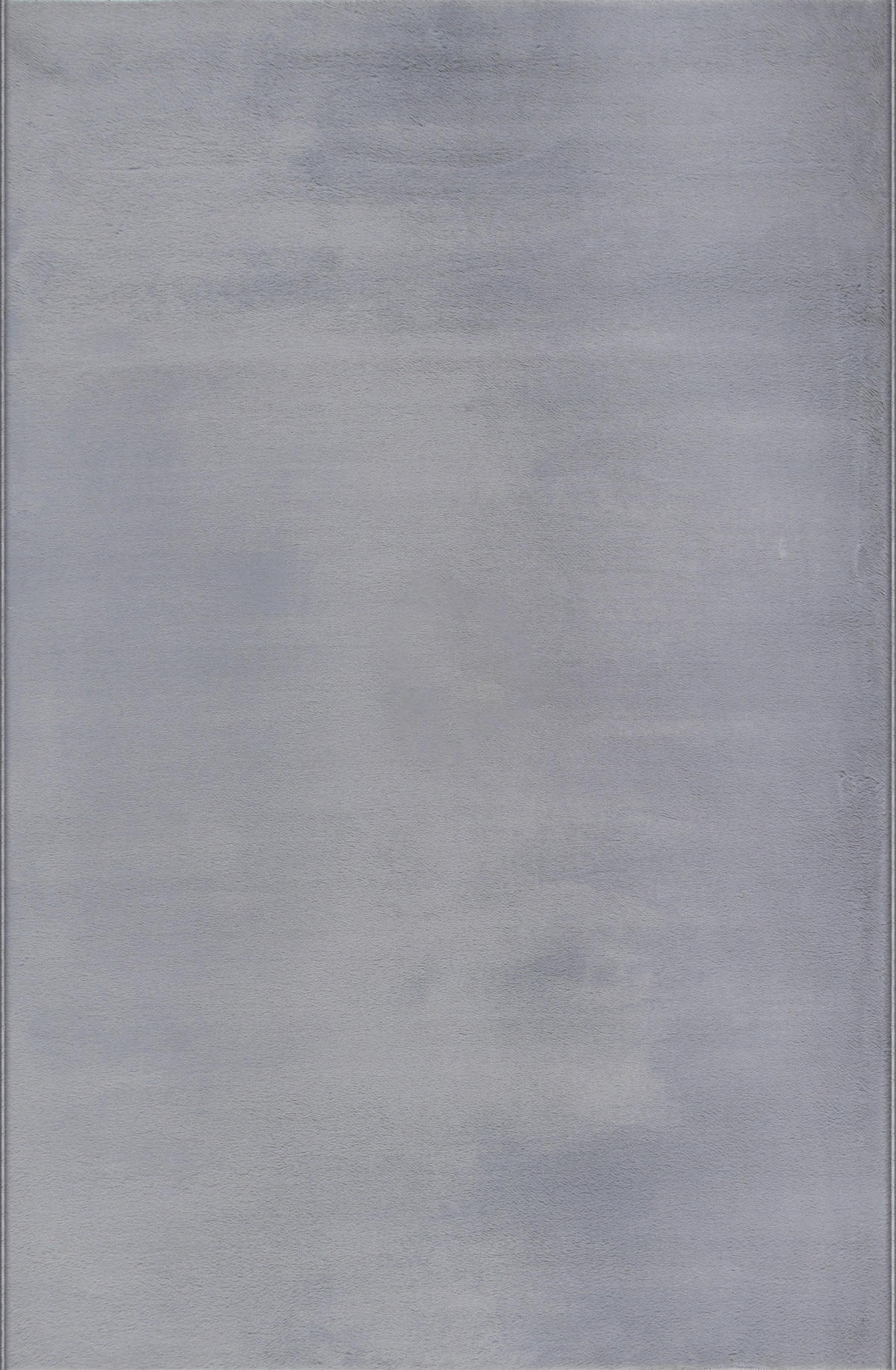 KURZFLORTEPPICH Antirutsch Uni DOUBS Polyester Grau 160 x 220 cm - Grau, Textil (160/220cm) - KADIMA DESIGN