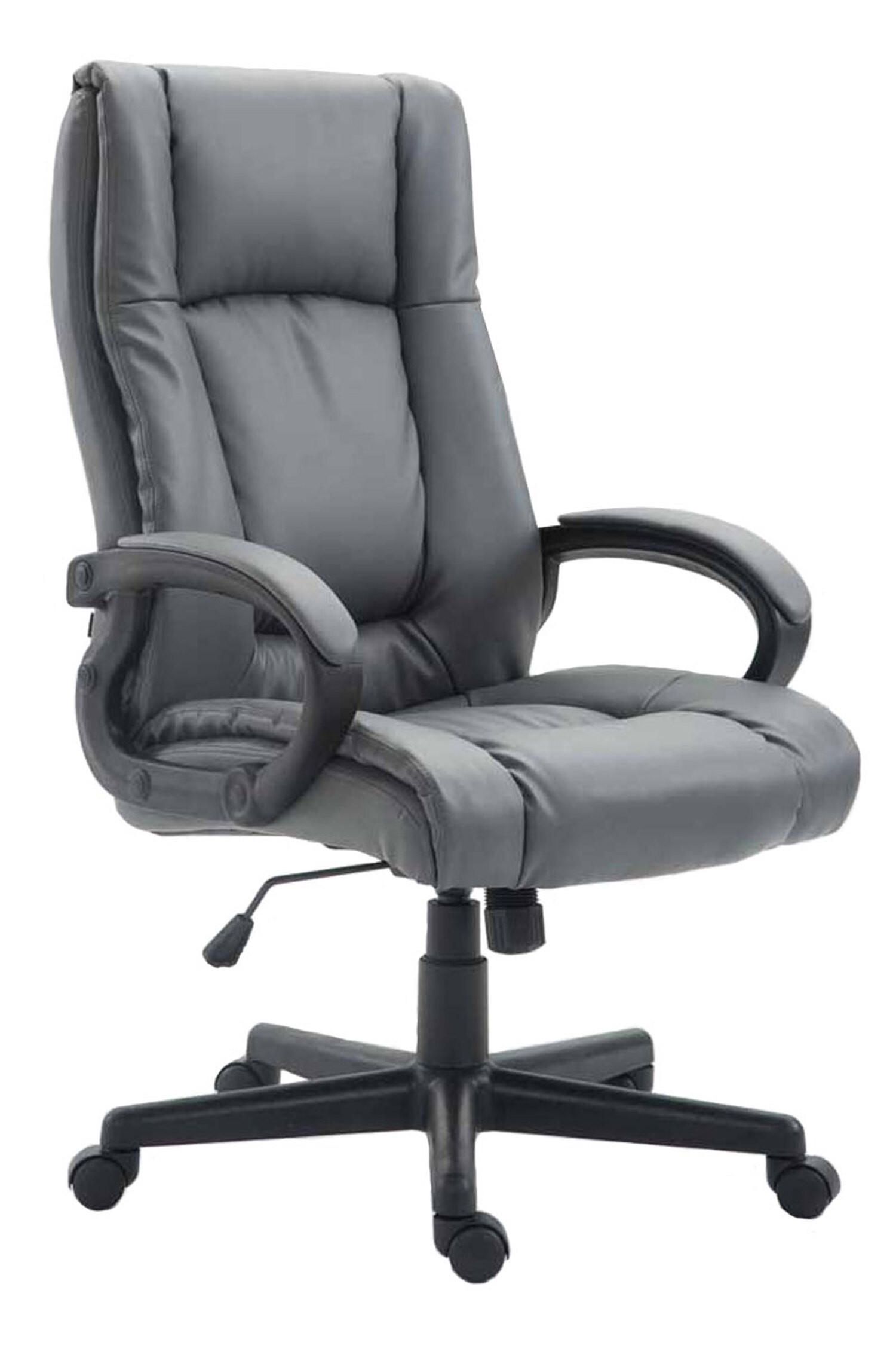 BÜROSTUHL Sportino XL, Kunstleder Grau - Grau, Kunststoff/Textil (66/116/70cm) - TPFLiving