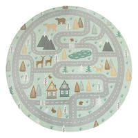 KINDERTEPPICH 150/150 cm Chicos 550 - Türkis, Textil (150/150cm) - Paco Home