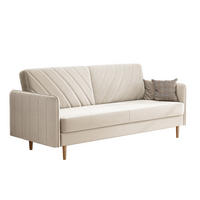 SCHLAFSOFA COLETTE mit Bettkasten Creme - Creme, Holzwerkstoff/Kunststoff (200/85/90cm) - Idohome