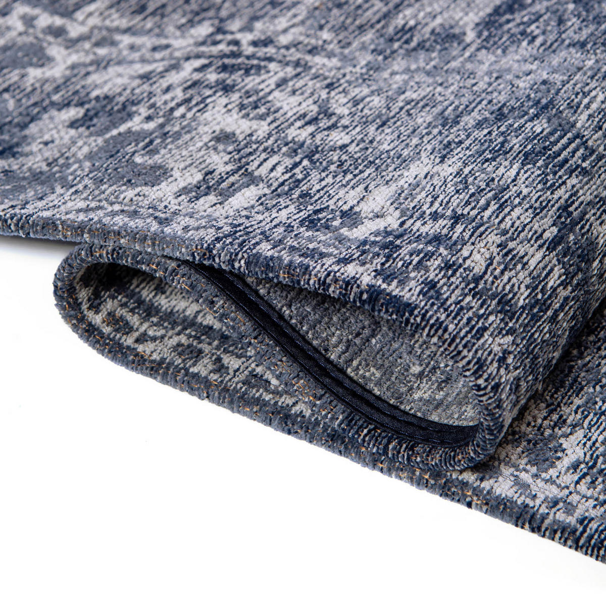 TEPPICH Heris Deep Blue 140/200 cm - Blau, Textil (140/200cm) - Lola&Moi