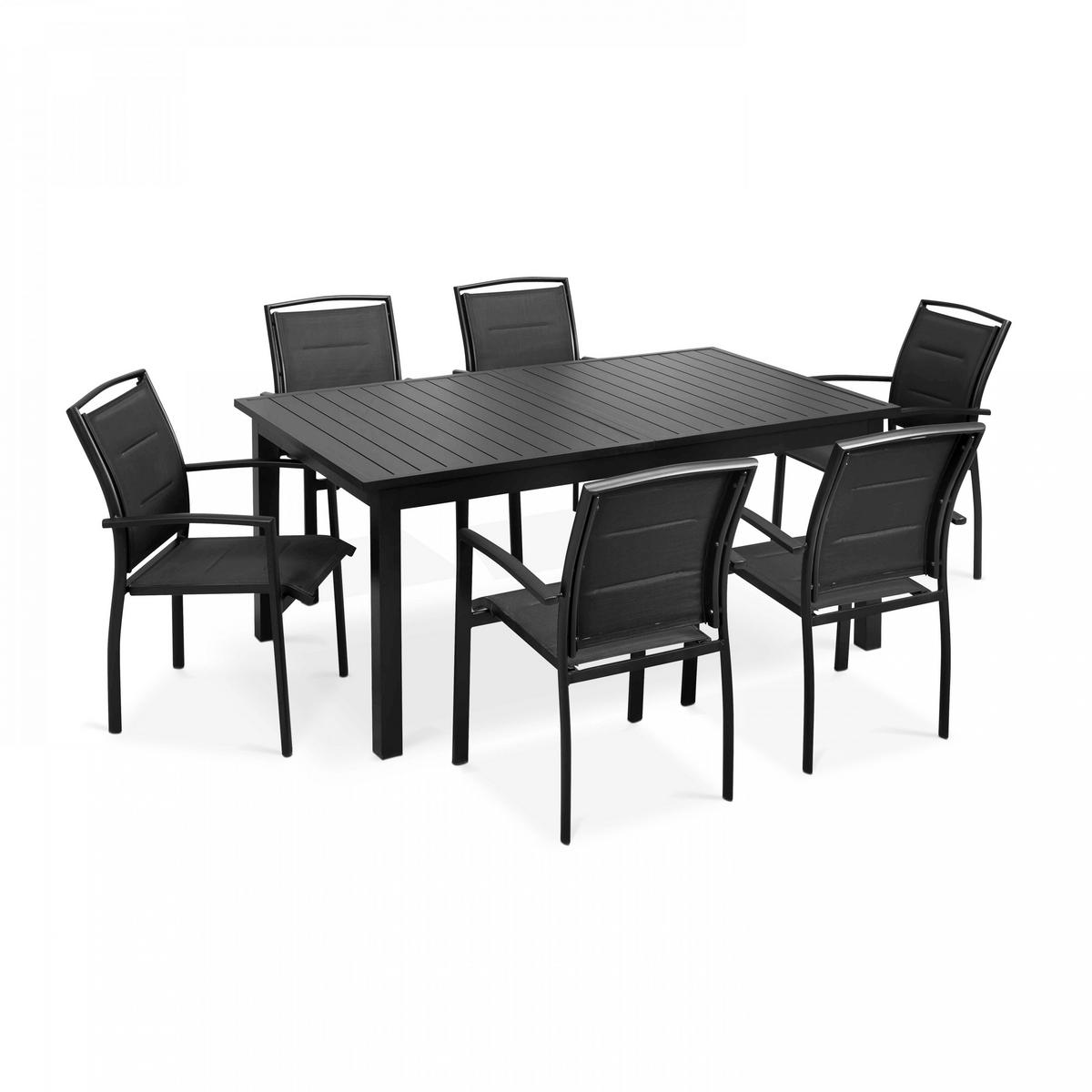 GARTENSET 9-tlg., Schwarz - Schwarz, Metall - Oviala