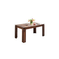 ESSTISCH Old Wood Dekor - Braun, Holzwerkstoff (90/160/77cm) - ebuy24